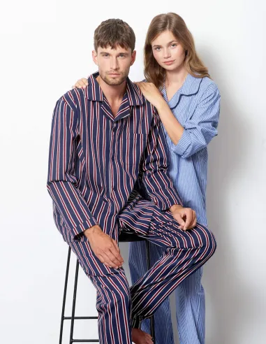 Heren pyjama biologisch katoen deals