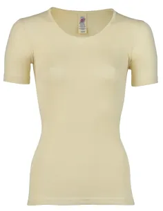 Dames T-Shirt Gebroken Wit Merino Wol Engel Natur 2