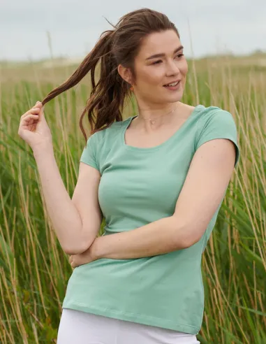 Shirt met Kapmouwen Bio Katoen CON_STANT