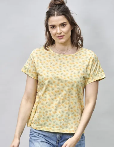 Basic Shirt Oversized 1/4-Mouwen Bio...