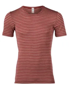 Heren T-Shirt Gestreept Zijde Wol Engel Natur 2
