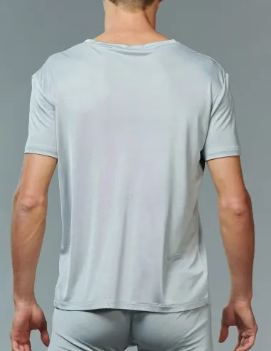 Zijden t shirt heren cheap