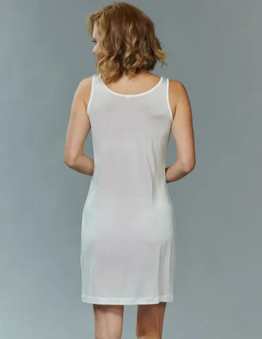 Zijden Onderjurk met Brede Banden Kokon Zwo