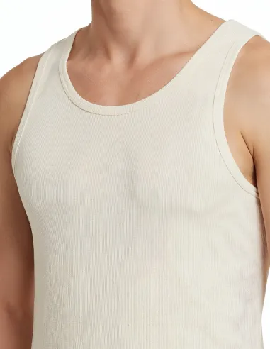 Heren Hemd Zijde Wol Engel Natur