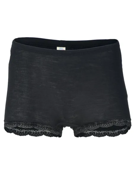 Dames Pants met Kant Zijde Wol Engel Natur