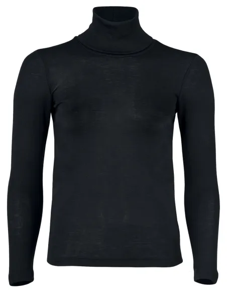 Heren Coltrui Zijde Wol Engel Natur Kleur Zwart Maat Engel Heren 46 48 Medium