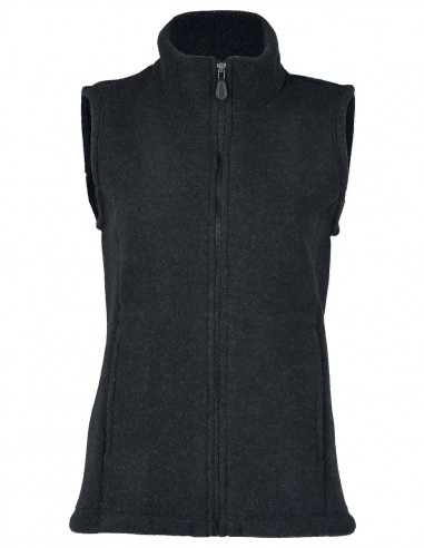 Dames Vest Merino Wol Fleece Engel Natur