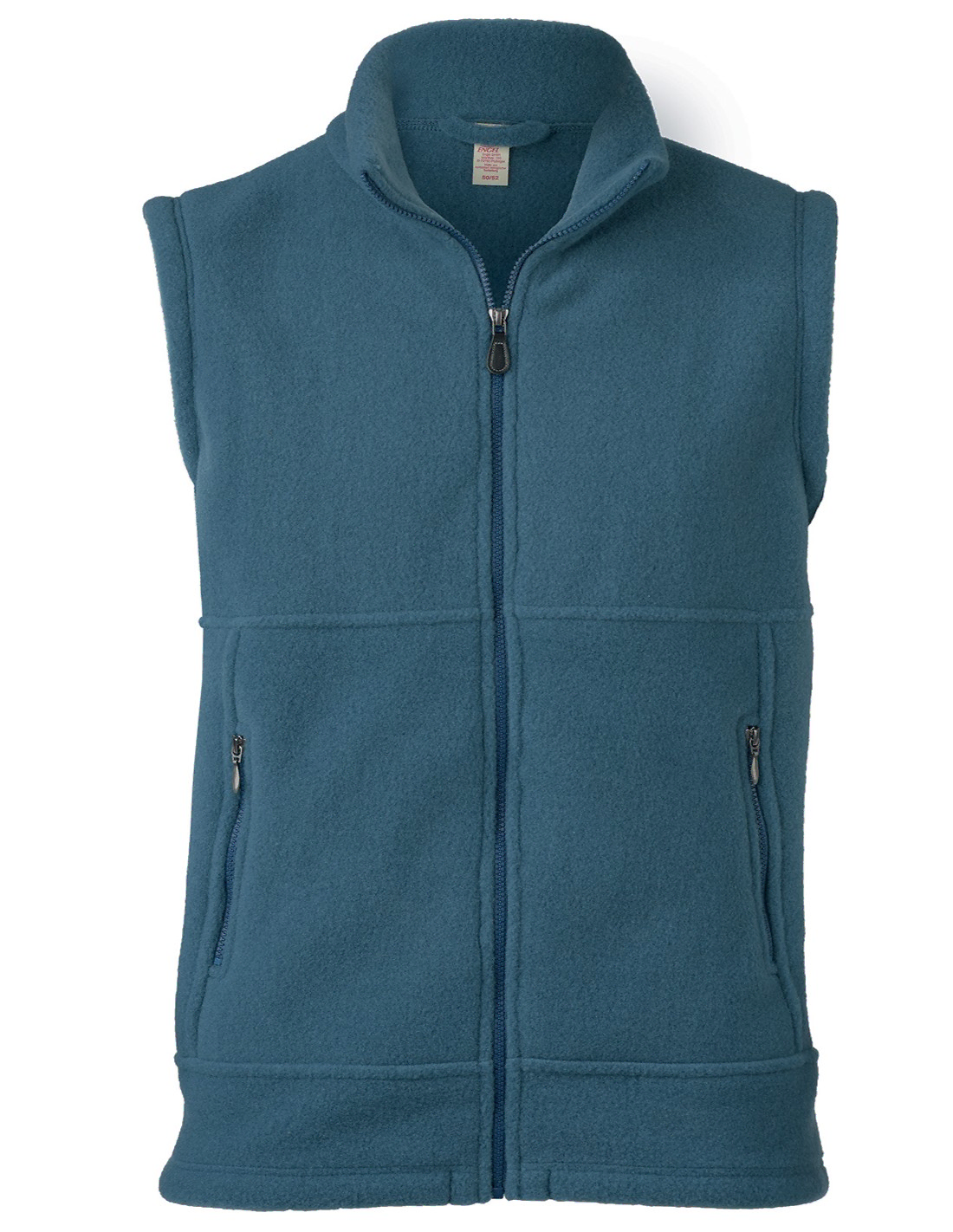 Image of Heren Vest Merino Wol Fleece Engel Natur, Kleur Blauwgrijs, Maat 44 - Small