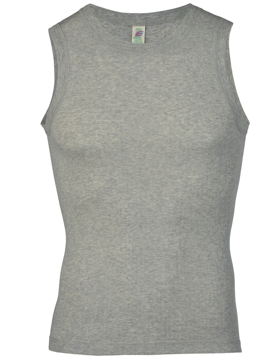 Heren Hemd Katoen Engel Natur, Kleur Grijs, Maat 46/48 - Medium