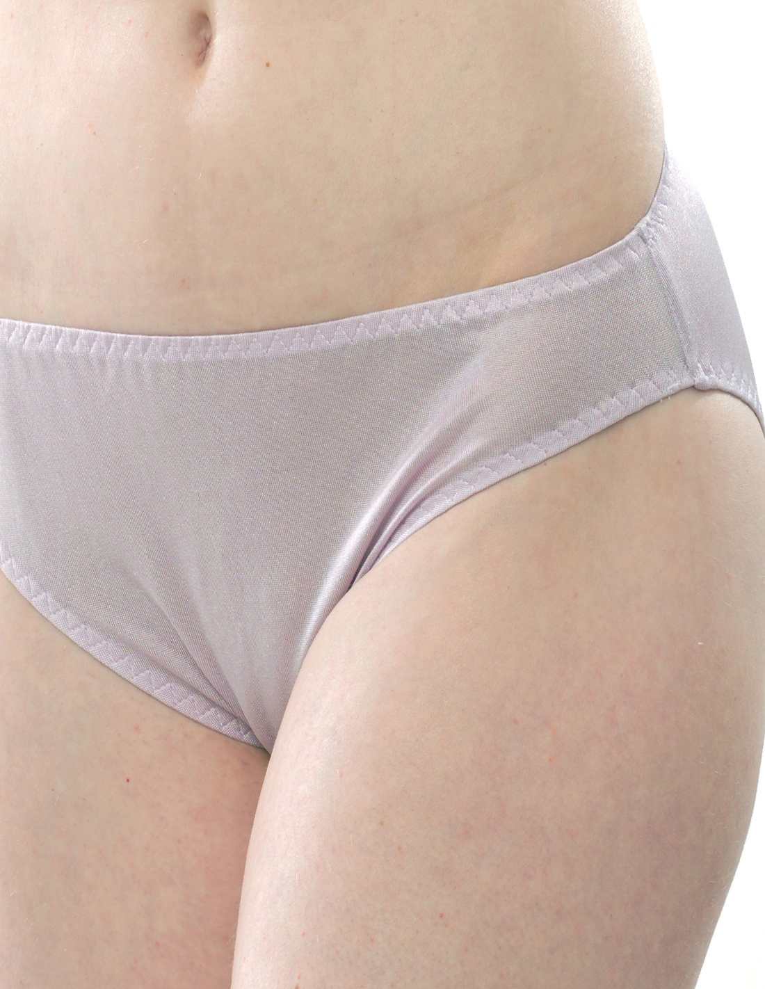 Zijden Dames Slip Alkena, Kleur Lilac, Maat Small