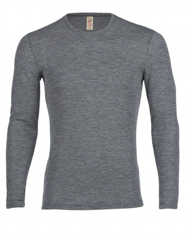 Heren Shirt Lange Mouw Merino Wol...