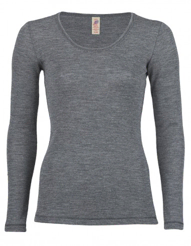 Dames Shirt Lange Mouw Merino Wol...