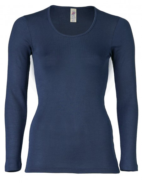 Lichtblauw shirt on sale lange mouw dames